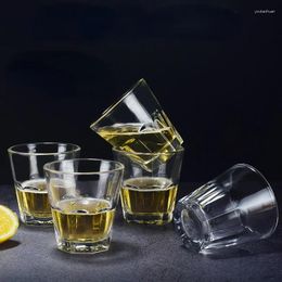 Wine Glasses 130ml/200ml Thickened Classic Whiskey Cup Glass Beer Bar Special Octagonal Customization Bottle Water Tempered