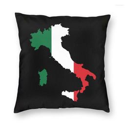 Pillow Luxury Italy Flag Italian Map Throw Case Decoration Custom Square Patriotic Cover 40x40 Pillowcover For Sofa