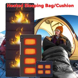 Sleeping Bags 20 Degree Sleeping Bag Cold Weather Comfort USB/Type-C Rechargeable Ultralight Heated with Storage Bag 231113