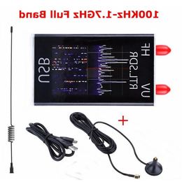 Freeshipping Mini Full Band UV HF RTL-SDR USB Digital Mobile TV Tuner Receiver 100KHz-17GHz / R820T 8232 Ham Radio with Antenna for Ph Qduc