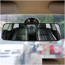 Other Interior Accessories Other Interior Accessories Car Rearview Mirror Rear View Adjustable Suction Cup Wide Long Safety Indoor Aux Dhkeq