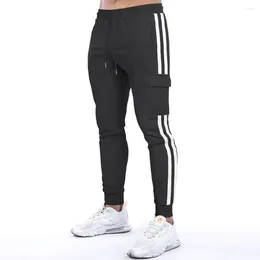 Men's Pants Jogging Men Sport Sweatpants Running Joggers Cotton Trackpants Slim Fit Bodybuilding Trouser W11