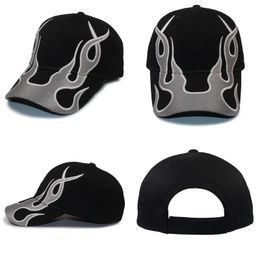 Outdoor Hats Flame Baseball Cap Fashion Accessories Hip Hop Sports Dad Hat Trucker s for Adult Men 230413