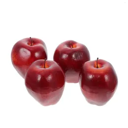 Party Decoration 4 Pcs Simulation Red Snake Fruit Model Fake Foams Fruits Bulk Toys Kids Delicious Apples Mini Pomegranate Po Prop