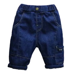 Jeans Jeans For Boy Solid Colour Boy Child Jeans Casual Jeans For Boys Teenage Children Clothes 230413