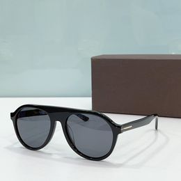 Flat Top Pilot Sunglasses Black/Grey Smoke Men Designer Sunglasses Sunnies gafas de sol Sonnenbrille UV400 Eye Wear Unisex