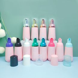 60 ml foam soap dispenser bottle foaming hand soap pump bottle pink for Shampoo Lash Cleanser Packaging Liquid