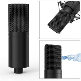 Freeshipping USB Condenser PC Microphone with Adjustable desktop mic arm &shock mount for Studio Recording YouTube Vocals Voice Koqul