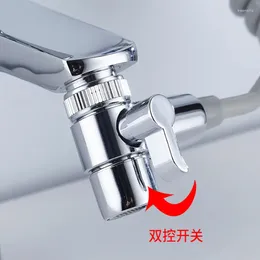 Kitchen Faucets Switch Faucet Adapter Plastic Sink Splitter Diverter Valve Water Tap Connector For Shower Bathroom Accessories