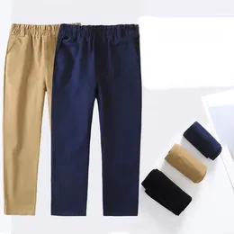 Trousers Spring Children's Navy School Uniform Pants Student Suit Boys Khaki Girls Blue Clothes