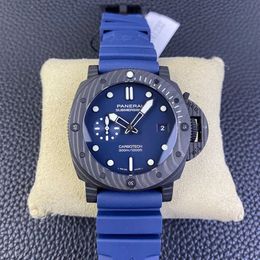 PANERI WATCH SAPPHIRE SWISS SWISS ZF-FACTORY 미러 공장 PAM1229 자동 이동 크기 44mm 수입 고무 스트랩