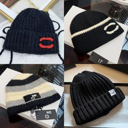 Men Womens Fashion Printing Wool Designer Skull Caps Knitted Hats Beanie Cap Brand Letter Fashion Accessories Autumn Winter Fitted Keep Warm Hat