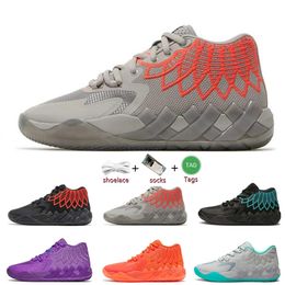 Mens Lamelo Ball Basketball Shoes LO UFO Black Blast Not From Here Queen City Rick and Morty Rock Ridge Red Men Trainers Sports Sneakers