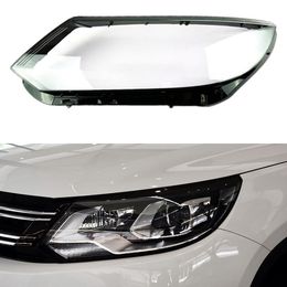 Car Front Headlight Headlamp Light Glass Lens Case Lampshade Auto Shell Cover For Volkswagen VW Tiguan 2013-2017