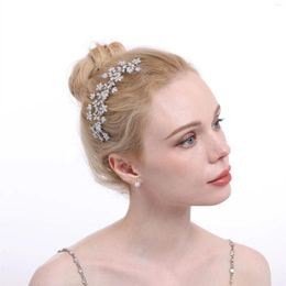 Hair Clips Simple Clear Shinny Zircon Brides Crowns Tiaras Wedding Bridal Headwear Luxury Cubic Tiara Pageant Comb