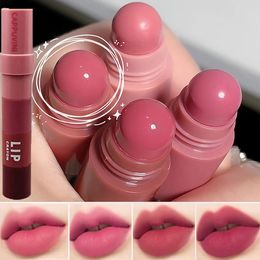 Lipstick 4 Colours In 1 Matte Pen Nude Pink Lip Gloss Waterproof Long Lasting Liner Pencil Beauty Makeup Cosmetics 231113