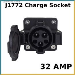 Electric Vehicle Accessories J1772 Electric Vehicle Charging Inlet Socket Vehicle Type 1 Connector 30/32 AMP Q231113