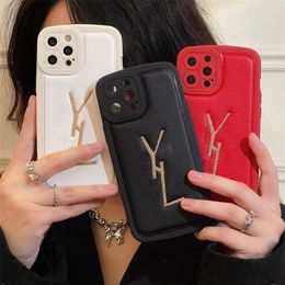 Fashion Designer Phone Case Leather Phones Cases 14ProMax Brand Mens Womens Phone Case IPhone 13 12 11 Plus Shockproof IPhone Back Cover
