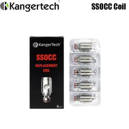 Original Kanger SSOCC Coil 0.5ohm 1.5ohm 1.2ohm Coil Head for Kanger Kangertech Subox mini-c Subvod Toptank Mini Vape E-cigarette 5pcs/pack