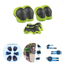 Knee Pads Not Easy Deformed 6Pcs/Set High Quality Elbow Wrist Multi Colors Fastener Tape For Sports