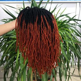 Cosplay Wigs 10Inches Braided Wigs Afro Bob Wig Synthetic DreadLock Wigs For Black Woman Short Curly Ends Cosplay Yun Rong Hair 230413