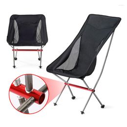 Camp Furniture Camping Folding Chair Superhard Outdoor Travel Ultra-Light Portable Beach Hiking Picnic Seat Hunting Fishing Tools Chairs