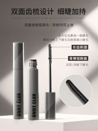 Mascara Mascara female waterproof Fibre long curly makeup cream is dense and not smudged. 231113