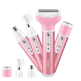 Epilator 4 in 1 Women Razor Shaver Body Epilator Nose Hair Removal Machine Portable Body Shaver Remover Razor Epilator 230412