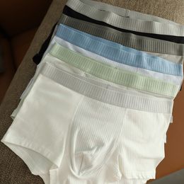 Underpants Pure cotton Graphene boxers men Underwear adult plus size simple male underwear boxers men NS0189 230413