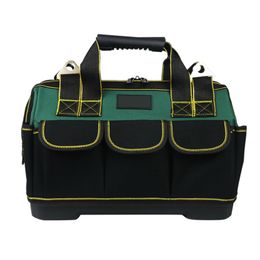 Tool Bag Tool Bag Waterproof Tool Bag Multifunction Repair Installation Canvas Large Thicken Durable Electrician Tool Box Work Pocket 230413