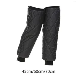 Knee Pads 1 Pair Protective Gear Zipper Windproof Gaiter Sleeves For Motocross Fishing Camping Motorbike Biking