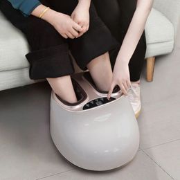 Foot Massager Electric Air Compression Blood Circulation Massage Device Health Care Infrared With Heating Therapy Antistress Relax Pain 231113