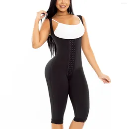 Women's Shapers Shapewear Women Body Shaper Liposculpture Girdle Mid-leg 3 Hook Comfortable Fit Fajas Colombianas Adjustable Slimming