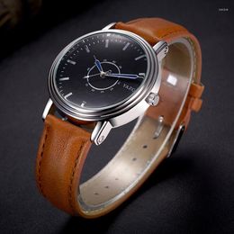 Wristwatches Brand Yazole Watch Business Belt Men's Simple Fashion Quartz Unique Leisure Leather Watches Relogio MasculinoWristwatches