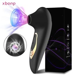 Vibrators Sucker Clitoris Powerful Sucking Vibrator Female Clit Nipple Oral Vacuum Stimulator Massager Sex Toys Adults Goods for Women 231113