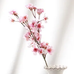 Decorative Flowers Plum Blossom Twig Fake Flower Branch Home Wedding Decoration Flores Artificiais Apartment Decorating Cherry