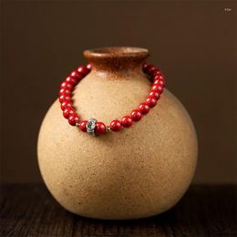 Strand Pink Natural Float South Red Hand String Raw Mineral Emperor Sand Energy Protection Yoga Advanced Jewellery Gift