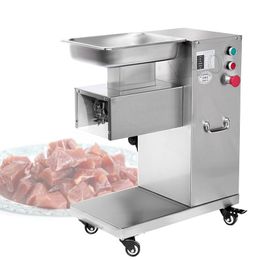 Electric Meat Slicer 1600W Commercial Meat Cutter 3mm Stainless Steel Blades Food Cutting Slicing Kitchen Machine