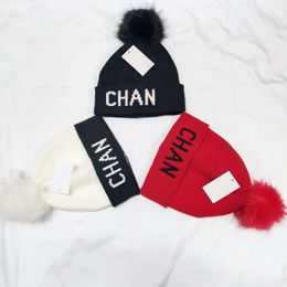 Ball Caps New Autumn and Winter Knitted Hat Thickened L Family Wool P Warm Cold Men's Women's