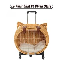 Dog Home>Product Center>Large Space Pet Travel Bag>Latan Willow on Wheels>Handcart Cart 231110