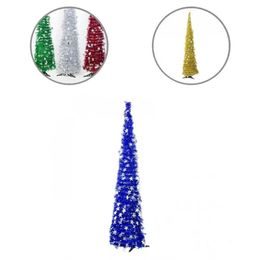 Christmas Decorations Fashion DIY PVC 1.5m Five-pointed Star Ornament Tinsel Xmas Tree Christmas Tree Collapsible Christmas Tree 231113