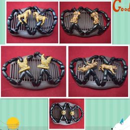 Hair Clips Grips Black Beads Animal Chick House Magic Comb 50 Pcs/lot Accessory Double Fashion Lady For Long