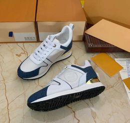 Men Casual Shoes Classic Running Men Shoe Patent Emboss Leather Black Blue Mesh Lace-Up America Cup With Box