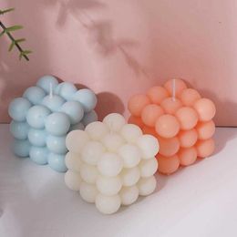 Scented Candle Small Bubble Cube Wax Round Cube Candle Soy Wax Aromatherapy Candles Home Cube Scented Home Decorations Candle DIY Gifts P230412