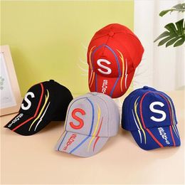 hildren's baseball cap children's letters spring summer sun visor embroidered cap A110