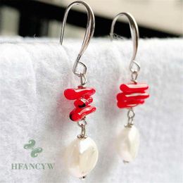 Dangle Earrings 11-12mm Natural Baroque Freshwater Pearl Irregular Cultured Real Accessories Luxury Jewellery Party Classic Women