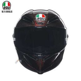 Motorcycle Helmets AGV Full Face Crash Helmets AGV Aijiwei PISTA GPRR Motorcycle Helmet Full Helmet Carbon Fibre Race Track Italian Production Limited Editio WNZ