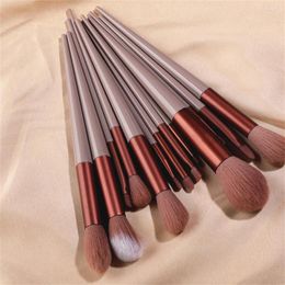 Makeup Brushes 13pcs Set Soft Fluffy Eyeliner Eye Shadow Brush Cosmetic Foundation Blush Powder Blending Beauty Tools