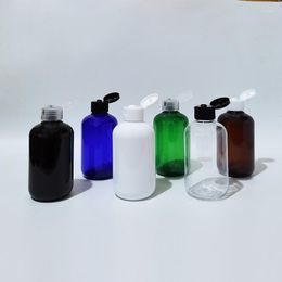 Storage Bottles 30pcs 200ml Empty Green Refillable Cosmetic Bottle With Plastic Flip Top Cap 200cc Capacity PET Shampoo Container