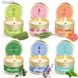 Aromatherapy 1pcs Big Scented Candles Three Core Oil Smokeless Soybean Wax Mosquito Repellent Fragrance Candle For Home Decorstion YQ231113